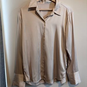 Abercrombie Satin Blouse - champagne 🥂